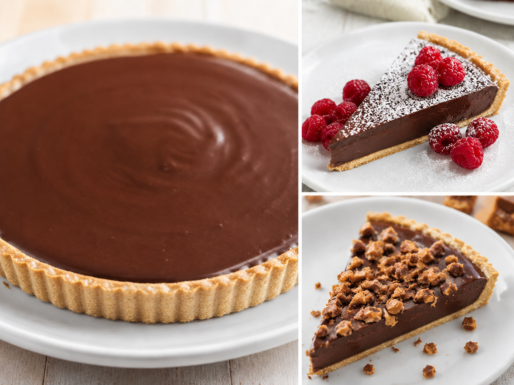 Tarte fondante au chocolat façon ''Cyril Lignac''