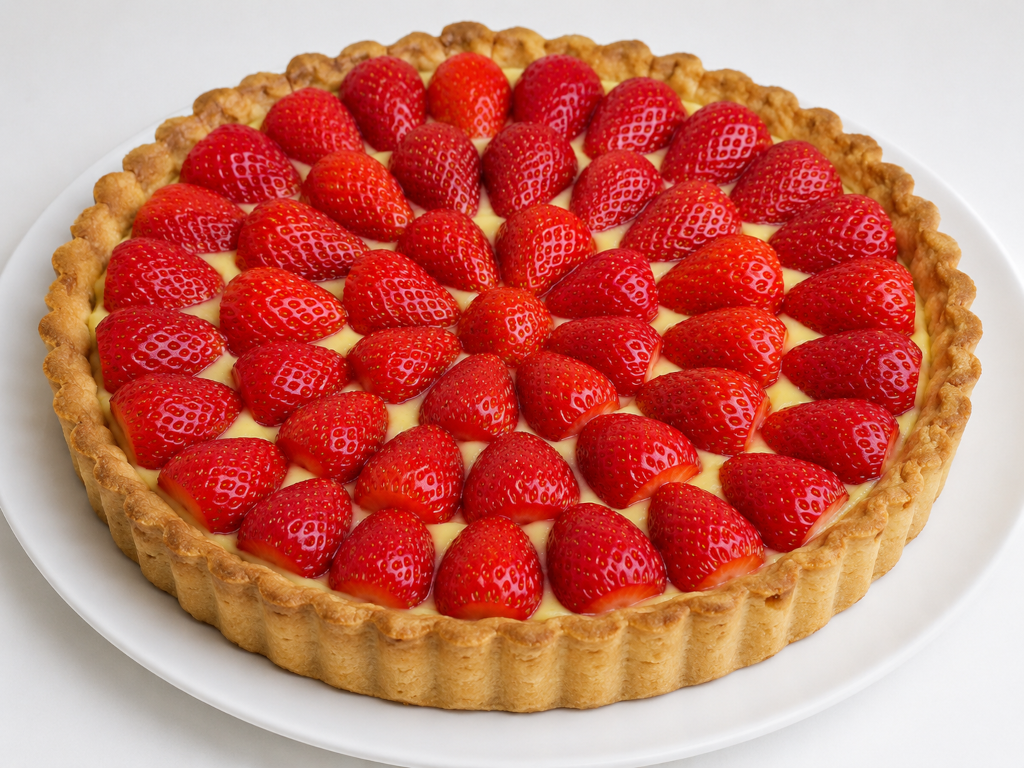 tarte aux fraises